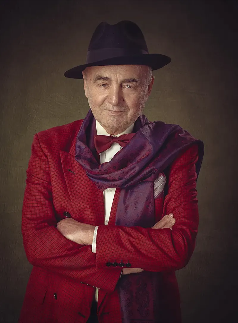 Charakterystyczny portret właściciela firmy